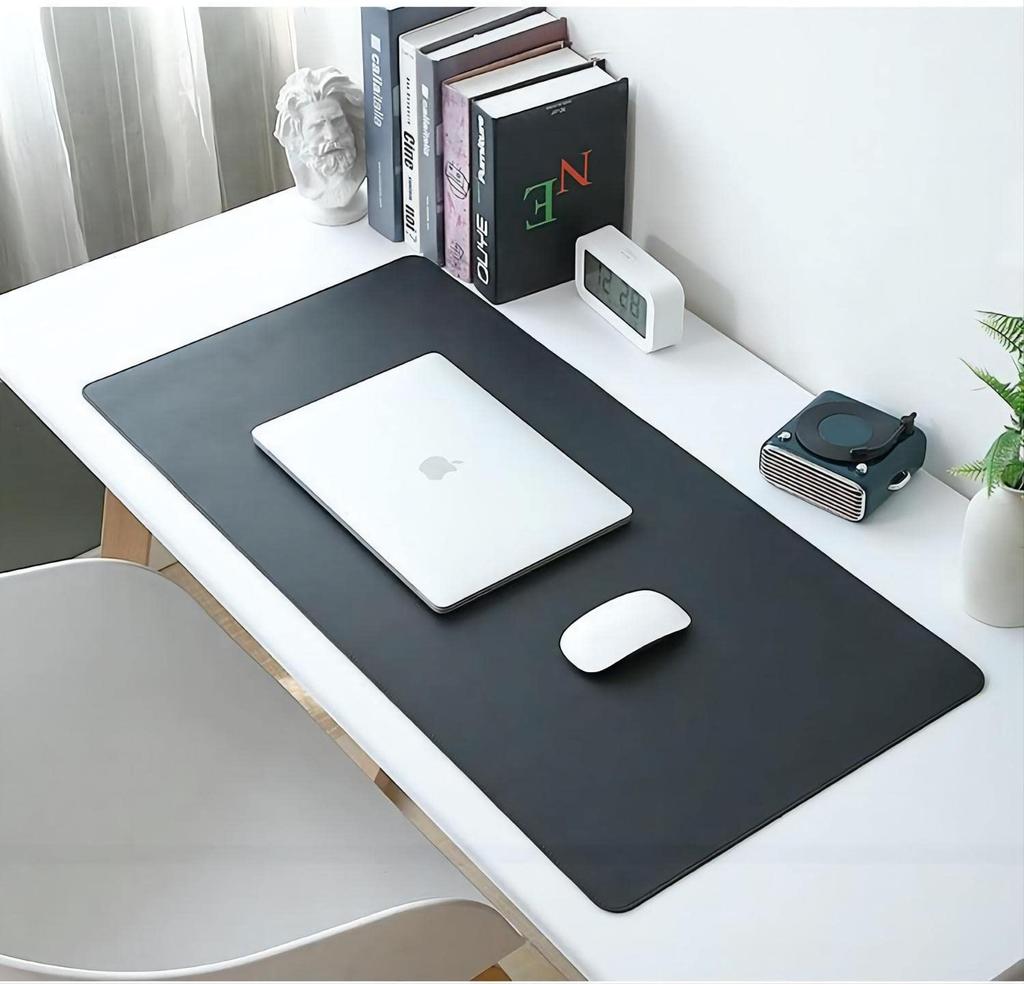 NINAINAI New PU Le Rem Ram Mouse Pad Gaming Anime Waterproof Mouse Mat Anti-Slip Double-Sided (Black, 40X80cm)