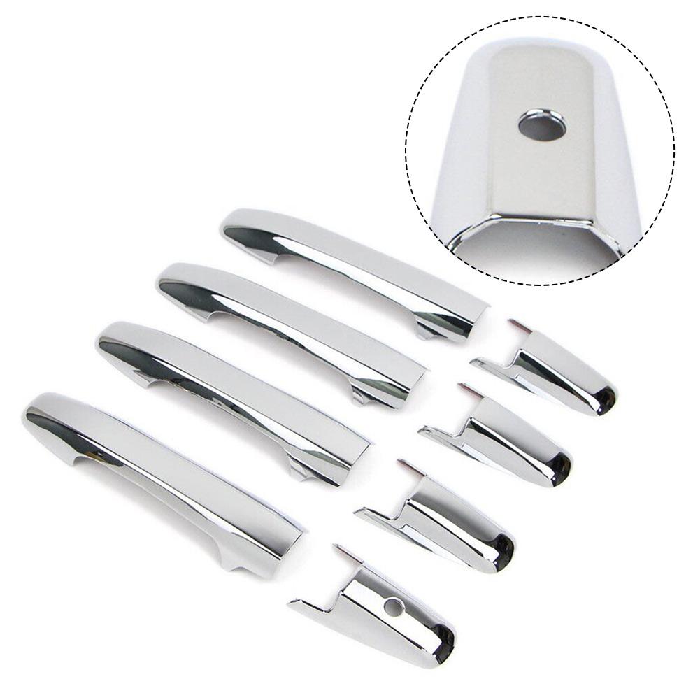 4 Stück Auto Türgriffabdeckung Zierleiste Für Honda Für Civic 2006-2011 ABS Chrom Türgriffabdeckung Dekor Styling