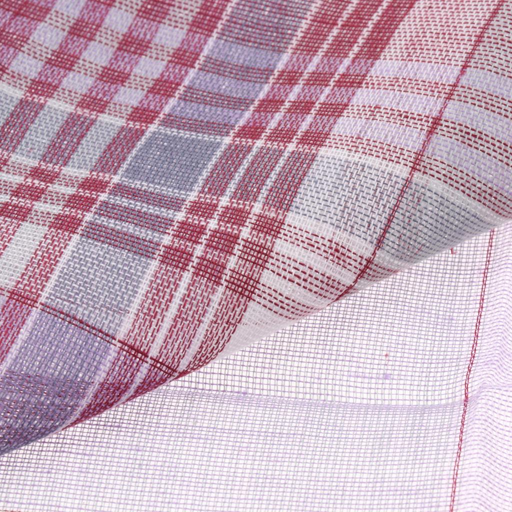 24 Packs Polyester Men' of Square Classic Pattern Hanky Hankerchiefs