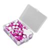 74pcs Round Hair Beads DIY Plastic Crochet Braid Wig Accessories Braid Dreadlock Beads Hair