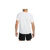 Nike Miler Solid Color Logo Crew Neck Short Sleeve T-Shirt Men Tops White DV9315-100