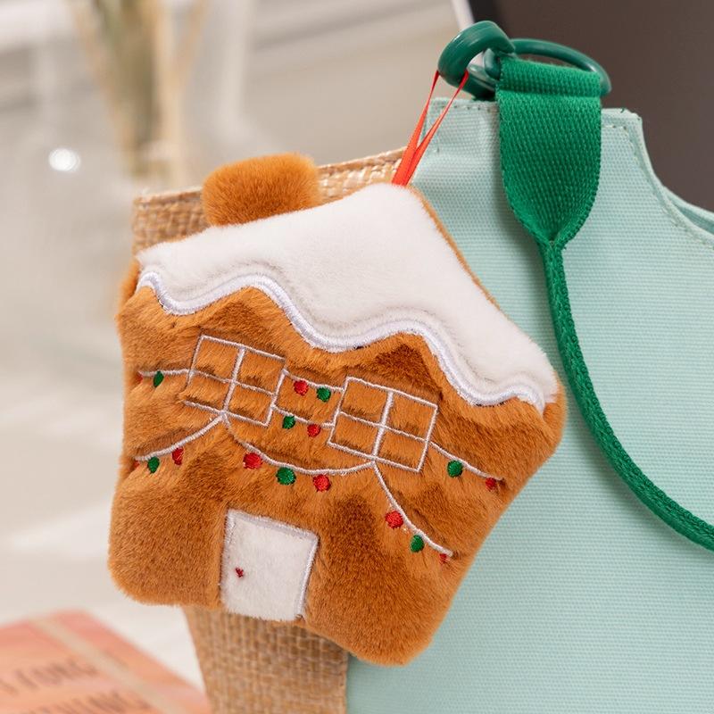 Christmas Decorations Gingerbread Man Christmas Tree Wreath Plush Toy Doll Christmas Tree Decoration Pendant