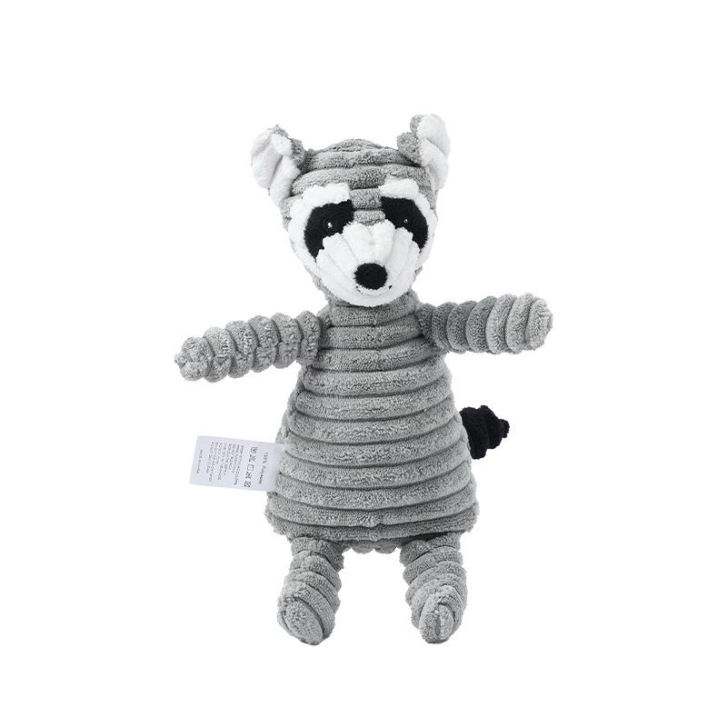 Plush Pizza Dog Toy: Bite-Resistant, Self-Play Molar Reliever for Small & Medium Dogs