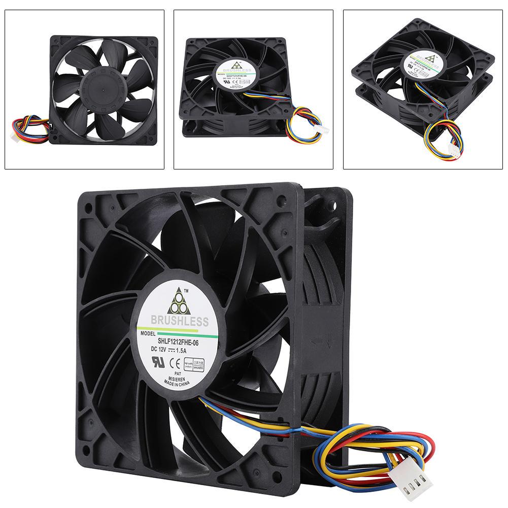 SHLF1212FHE06 DC12V 1.5A 12CM 4Pin PWM Speed Temperature Control Cooling Fan Cooler buy from