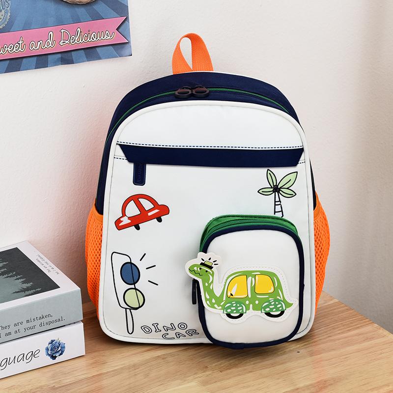 Children's Kindergarten Schoolbag Lightweight Backpack Large Capacity Cartoon Schoolbag 3-6 Years Old