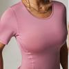 Womens Breathable Quick-Dry Yoga T-Shirt Short Sleeve Loose Fit Athletic Top Running Gym Workout Summer