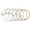 kwmobile Set of 6 Steel Guitar Strings for Acoustic Guitars with Lettering 6x Steel Strings for Acoustic and Western Guitars - -