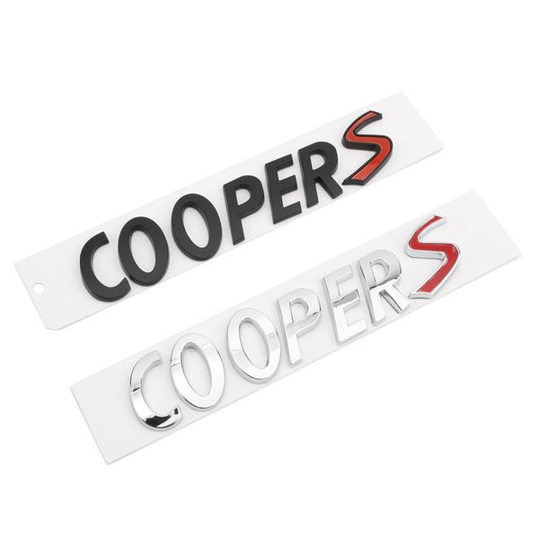 Car Rear Trunk Emblem Badge Stickers Decals for Mini Cooper S Paceman F56 R55 F55 F56 R58 R60 R61 F60 F57