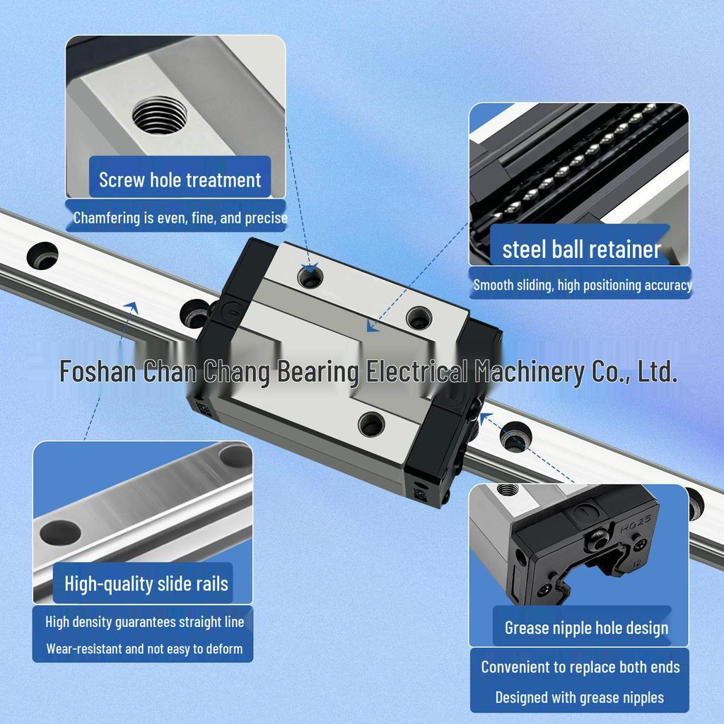 High-Precision Heavy-Duty Linear Guide Rail Slider HGH/HGW/EGH/EGW15/20
