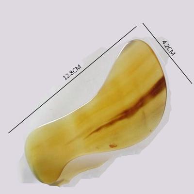 Gua Sha Tool Large and Wide S-type Facial Beauty Is Better. Scratch Board Genuine Natural White Buffalo Horn Scraping Massage