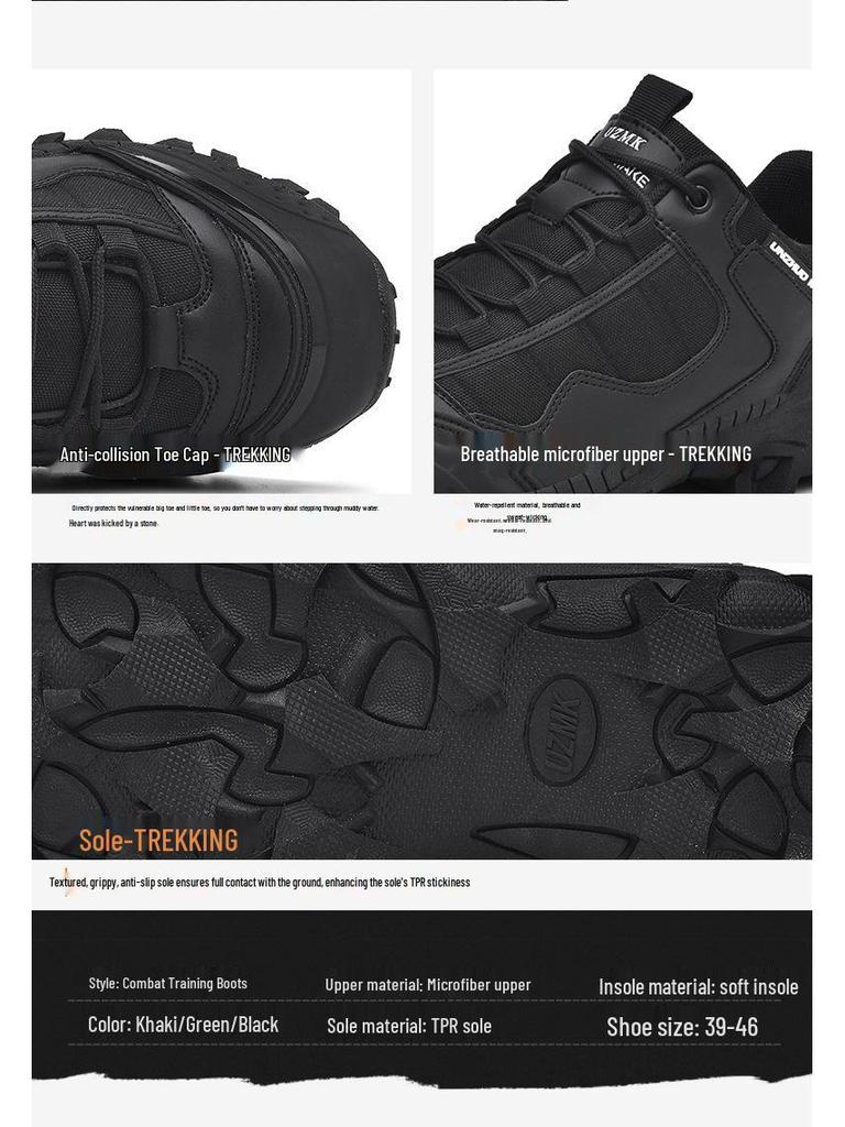 Men's Non-slip Wear-resistant Outdoor Hiking Shoes for Spring & Autumn