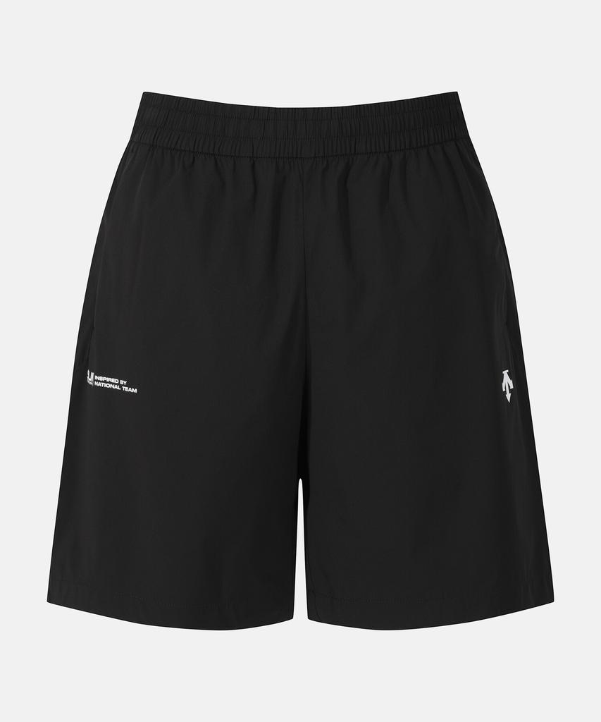 DESCENTE Swiss Triathlon Cooling Stretch Shorts (Men'S 7.5 Inch / Women'S 6 Inch) Black Sr223Ihp41 (Type A)