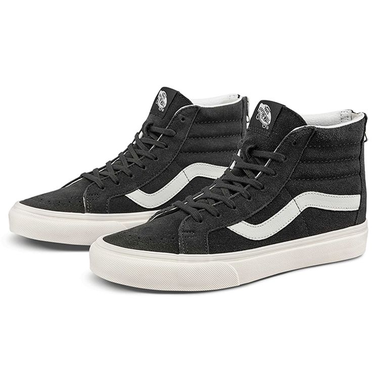 Vans Blends X  SK8 Zip LX Zipper High-Top Skate Shoes Unisex Skate Shoes Black White VN0A5KRCA5R