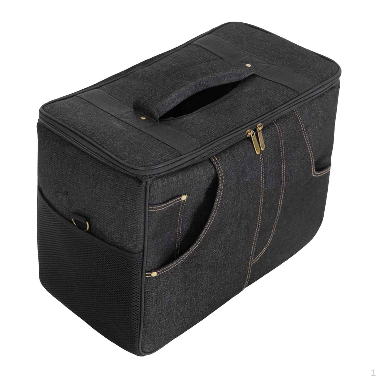 

Guitar Amplifier Case, Storage Bag, Speaker Carrying Case with Shock-absorbing Padding And Non-slip Black 40x30x18cm