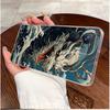 Bumper Soft Silicone TPU Clear Casing For Vivo Y55 2022 4G/T1 4G/iQOO Z6 44W Beautiful Palace Painted Shockproof Cover