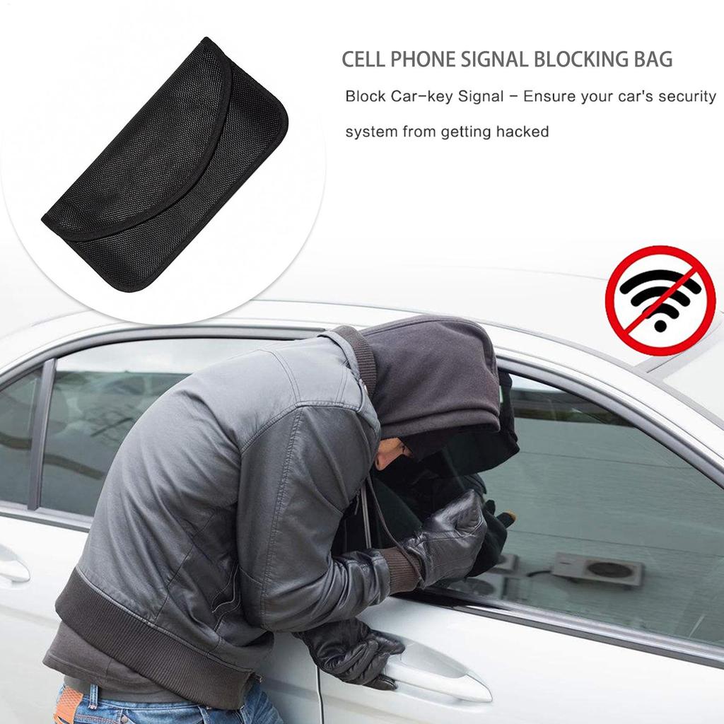 Signalblockierende Tasche Protec Handyhülle Signalblocker Hülle Käfig für schlüssellosen Schlüssel Strahlung Auto Privatsphäre Tasche Schlüsseltasche