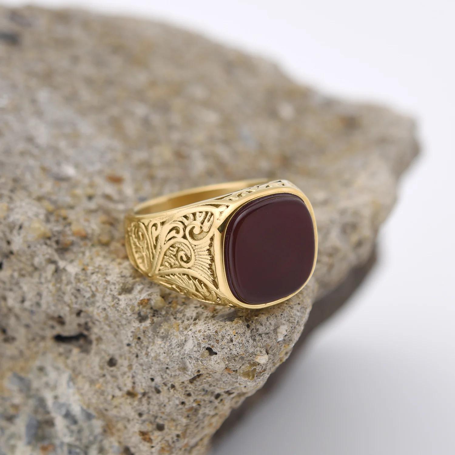 

1 шт. Лучший подарок для мужчин Высококачественные Кольца из нержавеющей стали Различные цвета Стиль с драгоценными камнями 8