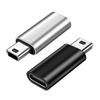 Mini USB To Type C Adapter 5 Pin Male Mini USB To Female USB Type C Data Transfer Connector for GoPro MP3 Camera PC Conventer