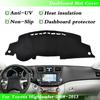 1pc Black Dashmat Dashboard Mat Cover Anti-Sun For Toyota Highlander 2008 - 2013