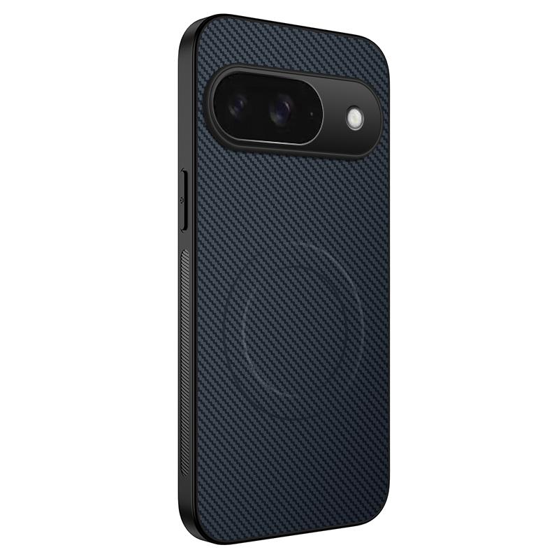 For Google Pixel 9 Luxury Wireless Magnetic Cover For Google Pixel 9 Pro XL Anti Fall Leather Carbon Fibre Acrylic Cases 9 Pro