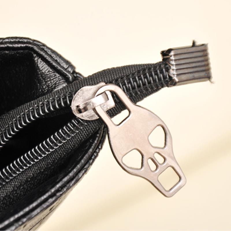Women Black Skull Print Bags Zipper Shoulder Handbag Tote Bag Handbag Women Skull