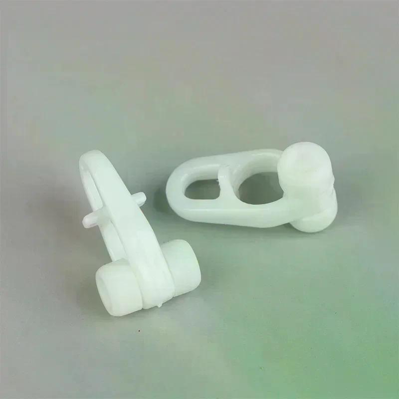 50pcs Of Lightweight Curtain Rail Sliding Wheel Hook Type Universal Straight Rail Curved Rail Slider Curtain Hook Ring