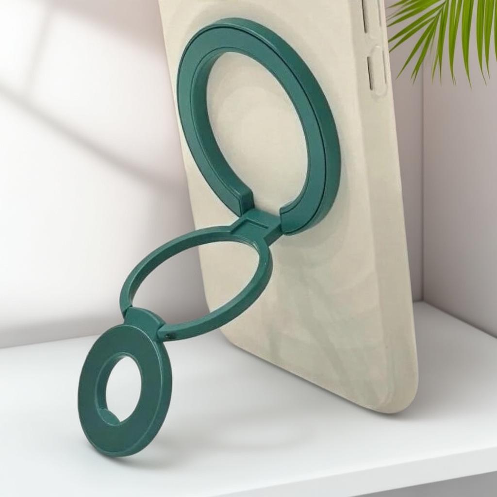 Double Ring MagSafe Magnetic Phone Holder: Strong, Multi-functional Finger Ring Stand