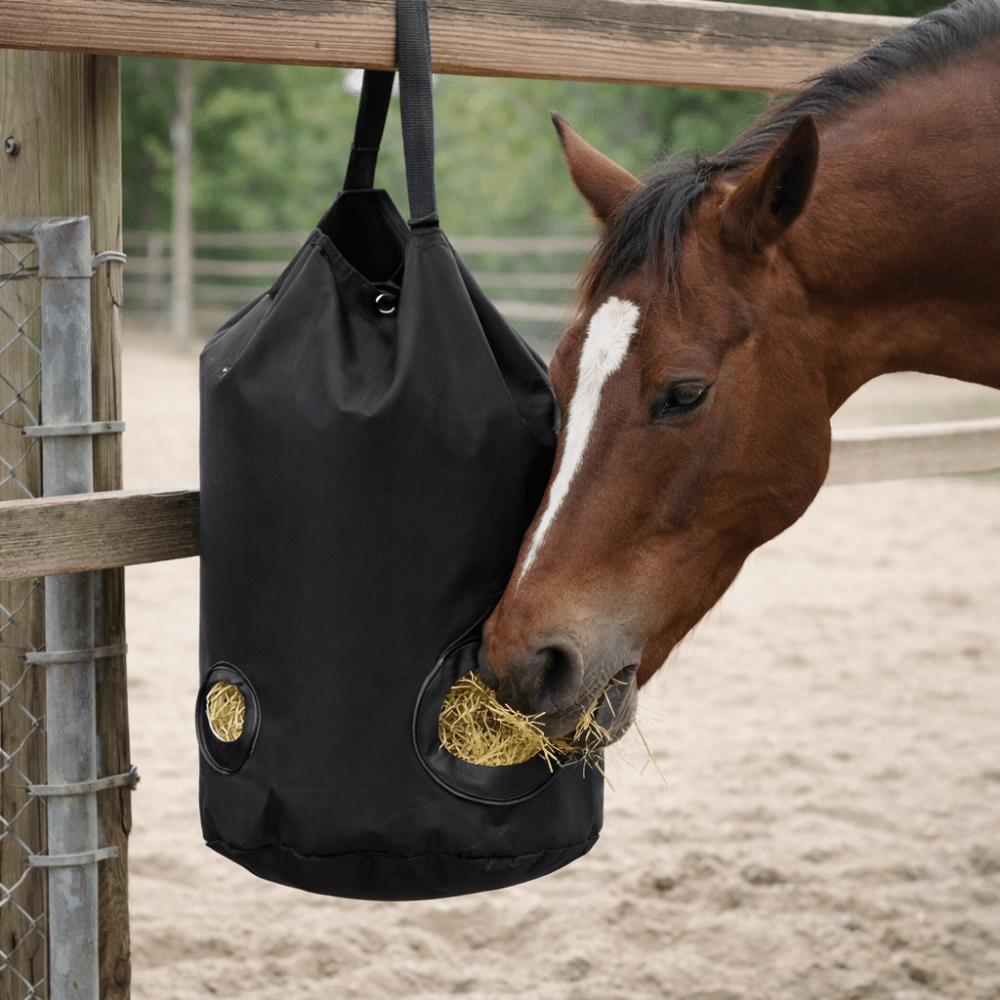 Large Capacity Slow Feeding Hay Bag Breathable Horse Hay Bag Durable Hay Storage Bag  Horse Care