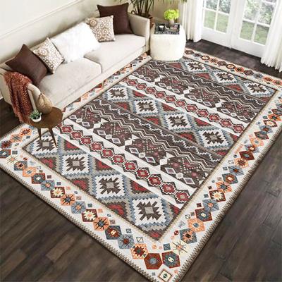 Böhmischer Vintage Kristall Samt Teppich Zuhause Schlafzimmer Teppich Große Fläche Wohnzimmer Sofa Couchtisch Matte Große Größe Teppich
