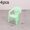 4Pcs Mini Support Miniature Items Armchair Plastic Backrest Chairs For 1/6 Dollhouse Accessories Doll Furniture Children'S Gifts