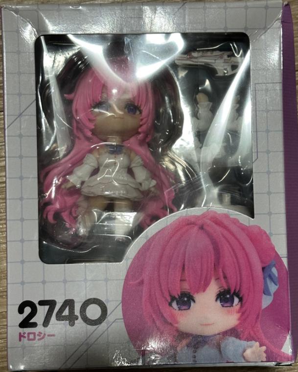 Cute Pink Hair 2740 Chibi Figure Anime Character Desktop Ornament Collectible Toy With Changeable Faces Birthday Anime Gift