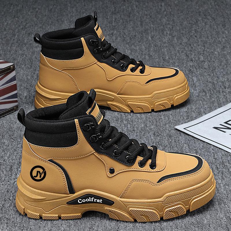 

High-top Martin boots men s shoes autumn 2025 new tooling shoes men s trend versatile British style platform short boots 39