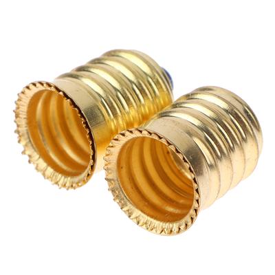 2Pcs E14 Candelabra To E12 Chandelier Candle Led Halogen Lamp Holder Bulb Base Light Holder Socket Adapter Converter