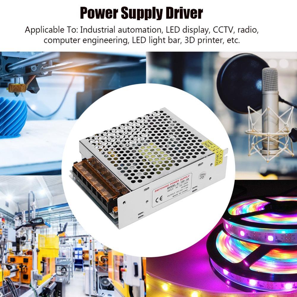 Regulated Switching Power Supply AC100-240V LED Driver Adapter  Industrial Automation
