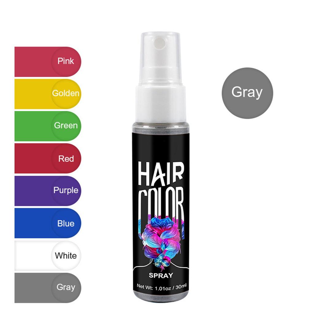 Spray de coloration temporaire pour cheveux 30 ml Timesave DIY Spray de coloration pour cheveux, Spray de coloration pour cheveux, Pour hommes et femmes