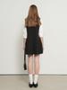 General Idea Pleated Skirt Mini Dress [Black] / Gf1Lop503