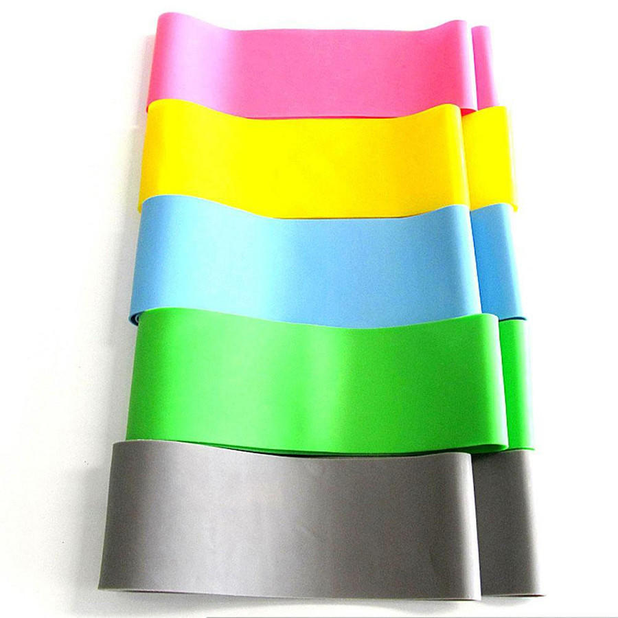 Resistance Band Loop Yoga Pilates Home GYM Fitness Exercise Workout Training