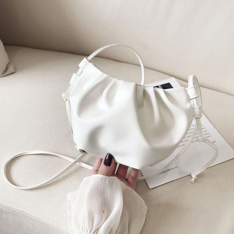 Mini Commuter Small Bag 2026 New Style: Crossbody Bag, Fashiable Cloud Bag, Girls' Pleated Single-Shoulder Casual Bag