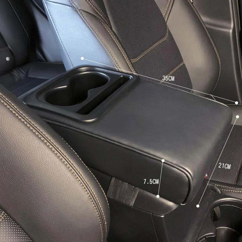 

Universal Car Armrest Box Elevator Pad with Multi-Function Cup Holder Storage - Premium Quality Upgrade for Vehicle Armrest Box чорний