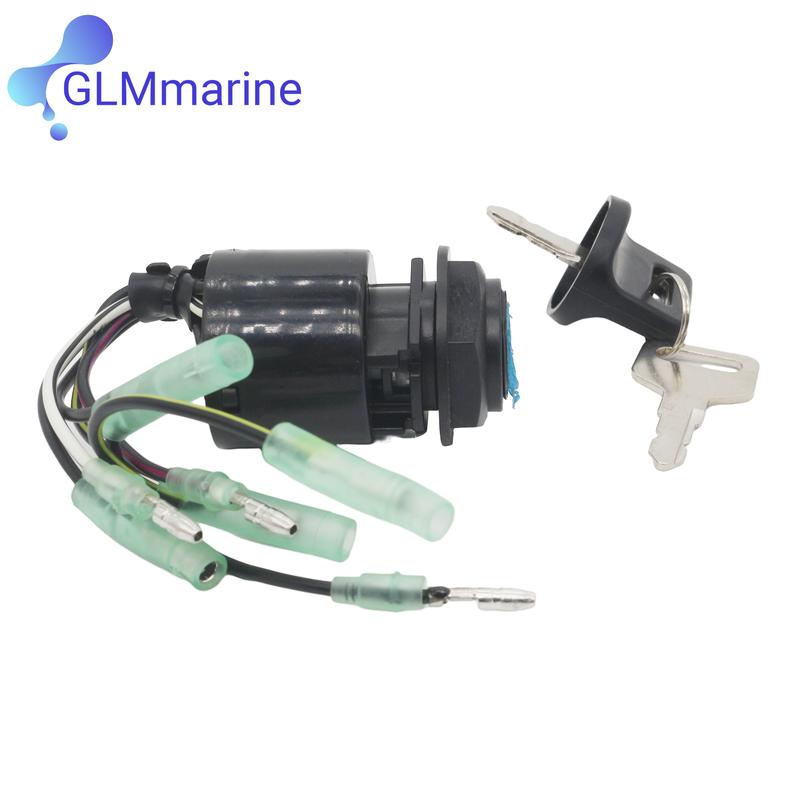 Ignition Switch with Key Replacement For Honda Outboard 15-225HP BF115 BF135 BF150 BF200 BF225 Remote Control Box 35100-ZV5-013