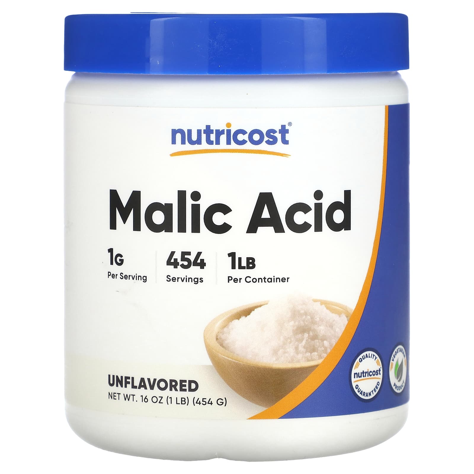 

Malic Acid Powder, Unflavored, 454G(1Lb)