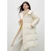 Qiushui Yiren Women's Long Hooded Down Jacket