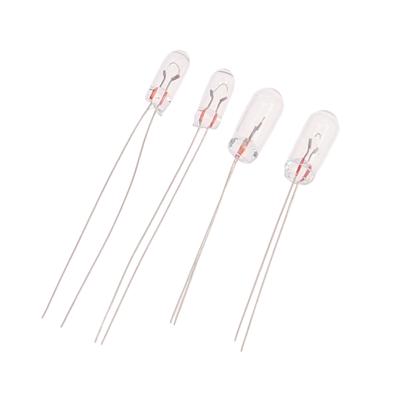 20 Adet Minyatür 3/4Mm 6V 12V Lamba Ampul Edison Akkor Filament Pirinç