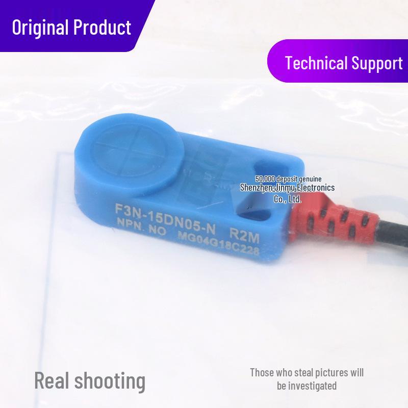 Jiazhun F3N-15DN05-N R2M Proximity Sensor, NPN, Normally Open, Top Sensing
