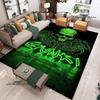 Gunki logo printed carpet Living room bedroom non-slip carpets Yoga mat Outdoor rugs kawaii rug area rug birthday gift