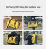 ISE MOUNT Waterproof Motorcycle Rear Seat Bag - Large Capacity, Convertible Backpack/Shoulder Bag for Outdoor Travel and Cycling.