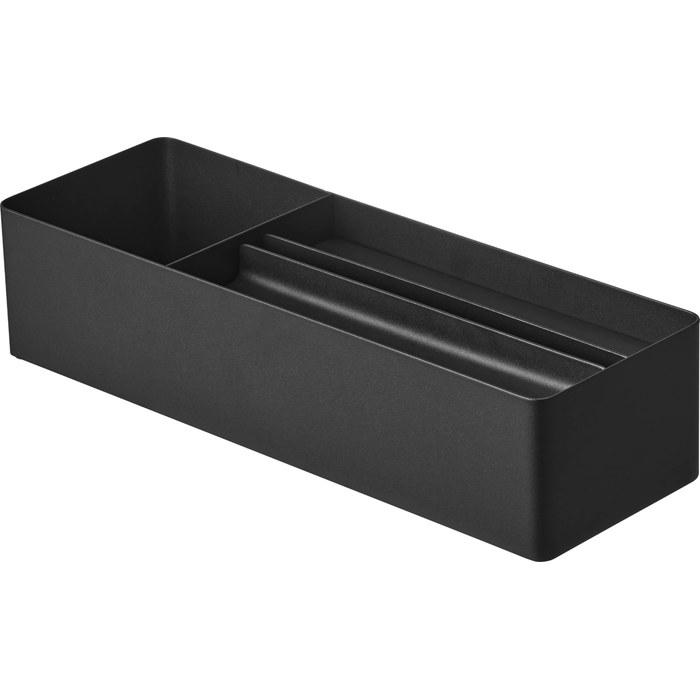 Yamazaki Paper Towel & Vanity Organizer Black W39.5xD13.1xH11.2cm Tower 10744