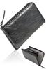 LASIEM [Shining Metallic for Adults] Women's Long Wallet, Small, Gift, Genuine Leather, Gold, Silver, Fortune-Telling, Compact, Slim, Lightweight,