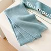 Korean Style Knitted Scarf Women Winter Warm Scarves Solid Cashmere Design Thickened Shawl Soft Long Pashmina Neck