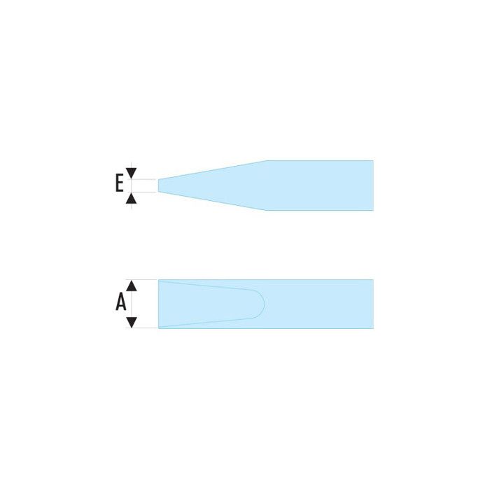 Tournevis pour vis à fente 0.5 mm x 3 mm Knipex VDE 98 20 30 Longueur de la lame: 100 mm 1 pc(s)